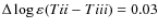 $\Delta\log\varepsilon_{\rm }(Ti {\sc i}-Ti {\sc ii}) =
0.03$