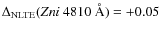 $\Delta_{\rm NLTE}(Zn {\sc i}~4810~{\rm\AA}) = +0.05$