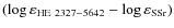 $(\log\varepsilon_{\rm HE~2327-5642} - \log\varepsilon_{\rm SSr})$