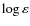 $\log\varepsilon_{\rm }$