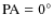 $\rm PA = 0^{\circ }$