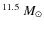 $^{11.5}~M_{\odot}$