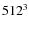${\rm 512}^3$