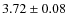 $3.72\pm0.08\phantom{0}$