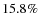 $15.8\%$
