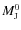 $M_{\rm J}^{0}$