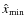 $\hat{x}_{{\rm min}}$
