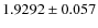 $1.9292 \pm 0.057$