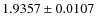 $1.9357 \pm 0.0107 $
