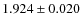 $1.924 \pm 0.020$