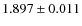 $1.897 \pm 0.011$