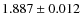 $1.887 \pm 0.012$