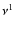 $\nu^1$