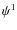 $\psi^1$