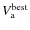 $V_{\rm a}^{\rm best}$