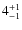 $4^{\rm +1}_{-1}$
