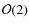 ${\cal O}(2)$