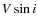 $V\sin i$