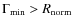$\Gamma_{\rm min} > R_{\rm norm}$