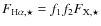 $F_{\rm H\alpha,\star}=f_1f_2F_{{\rm X},\star}$