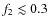 $f_2\lesssim
0.3$