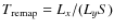 $T_{{\rm remap}}=L_x/(L_yS)$
