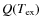 $Q(T_{{\rm ex}})$