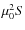 $\mu_0^2 S$