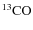${\rm ^{13}CO}$