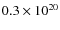 $0.3\times10^{20}$