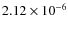 $2.12 \times 10^{-6}$