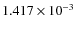 $1.417 \times10^{-3}$