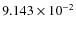 $9.143\times10^{-2}$