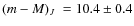 $\mbox{$(m-M)_J$ }=10.4\pm0.4$