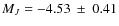 $M_J=-4.53~\pm~0.41$