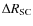 $\Delta R_{\rm SC}$
