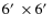 $6\hbox {$^\prime $ }\times 6\hbox {$^\prime $ }$