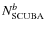 $N_{\rm SCUBA}^b$