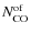 $N_{\rm CO}^{\rm of}$