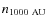 $n_{\rm 1000~AU}$
