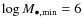 $\log M_{\bullet,{\rm min}}=6$