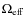 $\Omega_{{\rm eff}}$