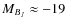 $M_{B_J}\approx-19$