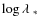 $\log \ensuremath{\lambda~} _\ast$