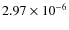$2.97\times 10^{-6}$