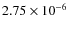 $2.75\times 10^{-6}$