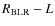 $R_{\rm BLR}-L$