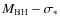 $M_{{\rm BH}}-\sigma_\ast$