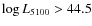 $\log L_{5100}>44.5$