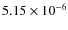 $5.15\times 10^{-6}$